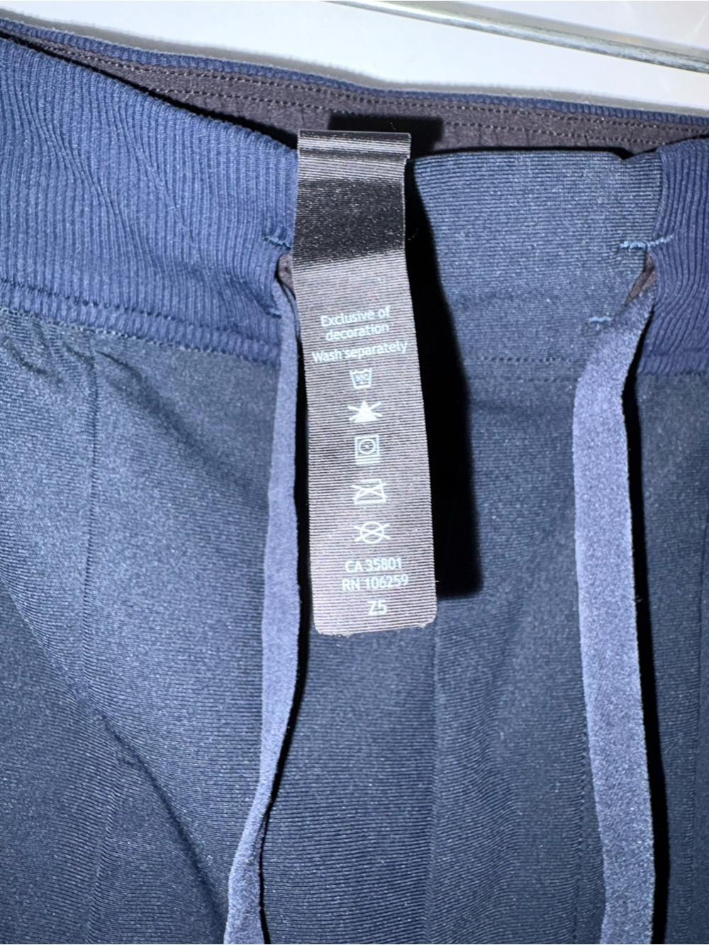 Lululemon Navy Blue Drawstring Sweatpants